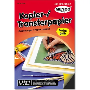 Speciální výtvarná barva Kopírovací papír Meyco 8ks, 29,7x42 cm