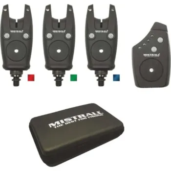 Signalizace záběru Mistrall sada signalizátorů Slim R1 3+1 červená, zelená, modrá