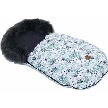 Fusak Dětský fusák s kožešinou - Borovice