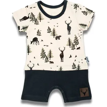 Kojenecký overall Bavlněný overal pro chlapce BAMBI 56