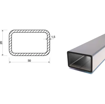 Stavební profil Jekl 50x20x1,5