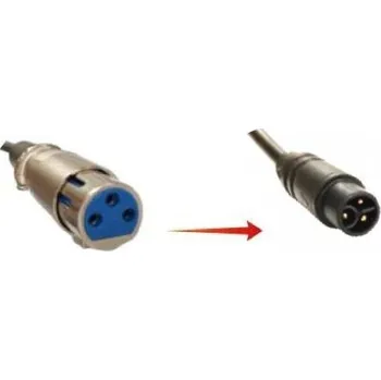 Audio kabel Kabelová redukce XLR 3-pin F na ST-3pin M