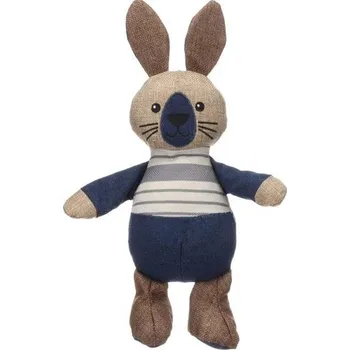 Hračka pro psa Flamingo Pet Products NV Hračka plyš Jiji králík 22cm modrý Flamingo