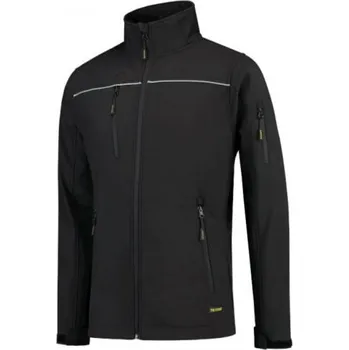 Pánská softshellová bunda Reklamní Luxury Softshell softshellová bunda unisex, černá, M