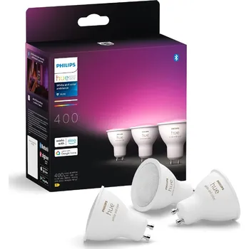 Žárovka Philips Hue White and Color Ambiance GU10 4,2W 230V 400lm 2000-6500K