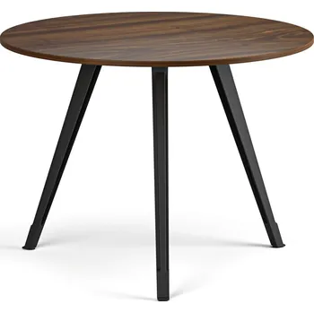 Psací stůl B2B Partner Konferenční stůl PRIMO ZEN, průměr 100 cm, černá podnož, ořech