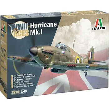 Plastikový model Hawker Hurricane Mk.I aces (Italeri 1:48)