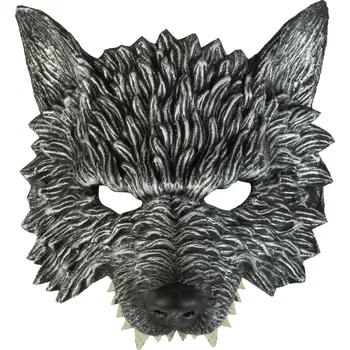 Karnevalová maska Poloviční maska vlka