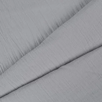 Galanterie Látka mušelín / dvojitá gázovina 240 cm šedá