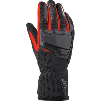Moto rukavice Rukavice GRIP 3 LADY, dámské (černá/červená, vel. S)
