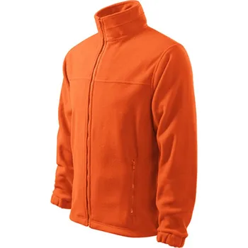 Pánská mikina Reklamní Jacket fleece pánský, oranžová, L
