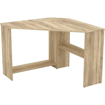 Psací stůl Rohový psací stůl Rino - Helvetia Dub Sonoma 80x73 cm