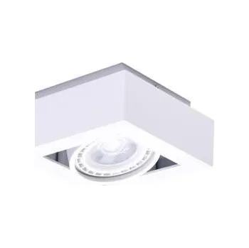 Bodové svítidlo Azzardo NIKEA 1 přisazené bodové svítidlo 1x GU10 ES111 16W bez zdroje 14cm hranaté IP20, bílé