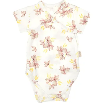 Kojenecký body Bavlněné dívčí zavinovací body LOU, květiny, 56