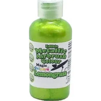Potravinářské barvivo Airbrush barva perleťová Magic Colours (55 ml) Lemongrass