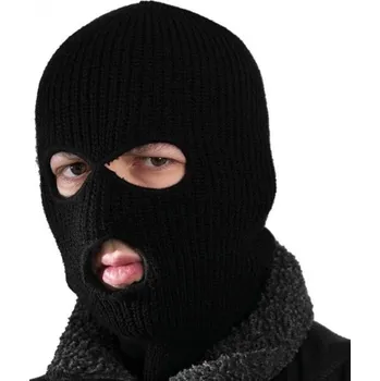 Karnevalový doplněk Černá kukla