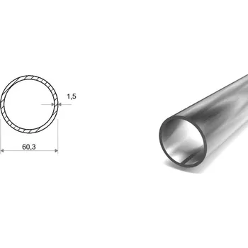kabelová chránička Nerezová trubka 60,3x1,5 (1.4301/7)