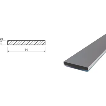 Stavební materiál Plochá ocel 90x60