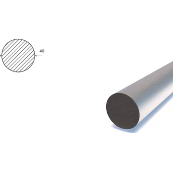 Plotový sloupek Kulatina 40 mm - tažená (S235JR)