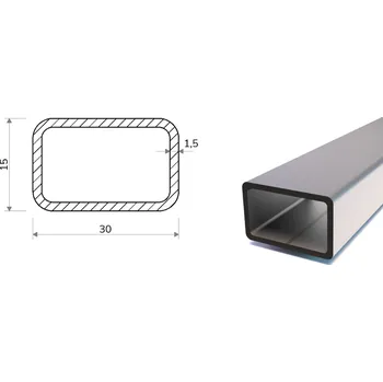 Stavební profil Jekl 30x15x1,5