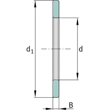 WS 81215 INA Hřídelový kroužek