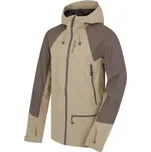 Husky Nanola M beige/grey XXL; Hnědá bunda + DÁREK DLE VÝBĚRU!