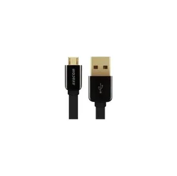 Datový kabel AVACOM MIC-40K kabel USB - Micro USB, 40cm, černá