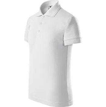 pracovní tričko Reklamní Pique Polo polokošile dětská, bílá, 134 cm/8 let