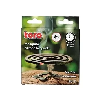 Repelent SPIRÁLY CITRONELA PROTI KOMÁRŮM 10KS7H DOBA HOŘENÍ