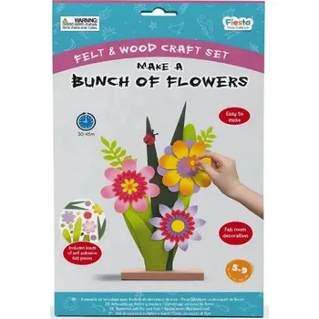 Výtvarná sada Fiesta Crafts 3D skládačka Kreativní sada Kytice