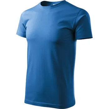 Reklamní Basic tričko pánské, azurově modrá, 4XL