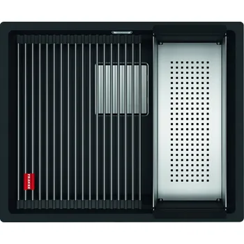 Granitový dřez Franke Kanon granitový dřez 52x42 cm černá 125.0670.898