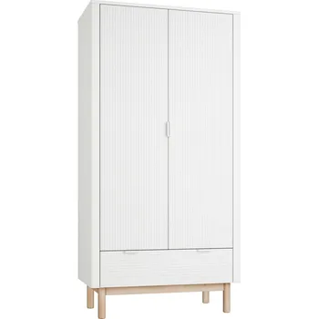 Šatní skříň Skříň Miloo - Pinio Bílá 100.2x52.4 cm