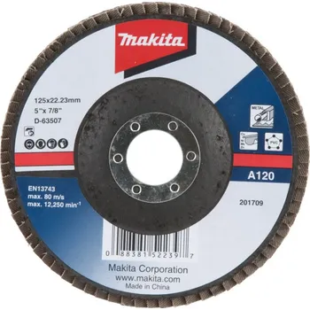 Brusný kotouč MAKITA KOTOUČ BRUSNÝ 125 x 22,23 mmK120