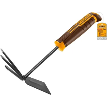 Motyka Ingco HGT979K Motyčka plochá + trojzubá s násadou 290x75mm