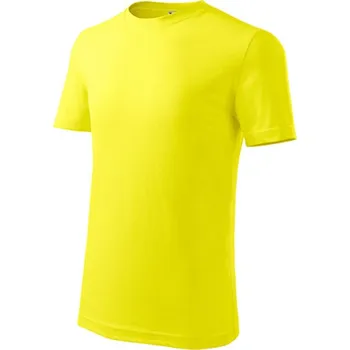Reklamní Classic New tričko dětské, citronová, 146 cm/10 let