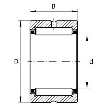RNA 4909 INA Jehlové ložisko bez vnitřního kroužku