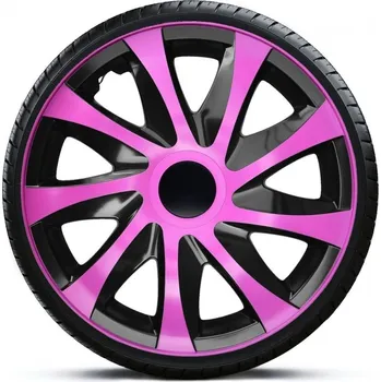 Poklice na kolo NRM Poklice na kola - kryty kol Draco Pink 16" - sada 4 ks -