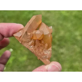 Sběratelství Mini drúza křišťál tangerine z Brazílie 32g