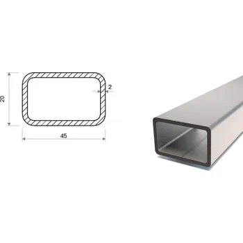 Stavební profil Jekl 45x20x2