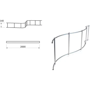 Stavební profil Distanční lišta HAD 140
