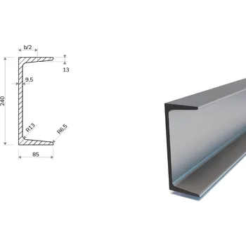Stavební materiál UPN 240 (S355) 12 m