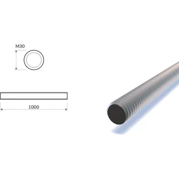 Závitová tyč Závitová tyč M30 - 4.8