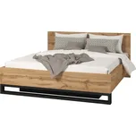 Postel Halle 180 s úložným prostorem - Helvetia Světlý dub 188x94 cm