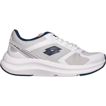 Pánské tenisky Pánské sportovní boty Lotto SPEEDRIDE 800 10.5 Bílá, Šedá, Tmavě modrá