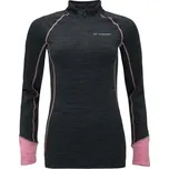 Dámská mikina TRIMM CLINIC LADY M Tmavě šedá, Růžová