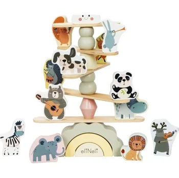 Hračka eliNeli Balanční hra s veselými zvířátky