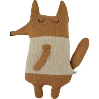 Hračka pro nejmenší Pletené zvířátko, liška