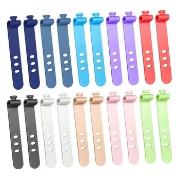 Organizér pro datový kabel, HF, (gumový, 7cm) barva černá