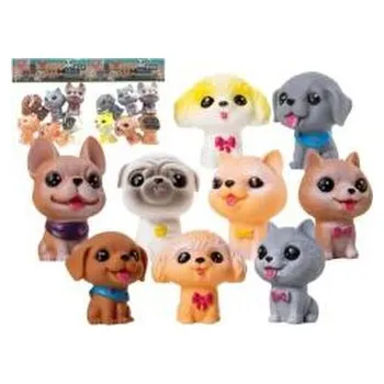 plyšák Zestaw 6 gumowych zwierzaków